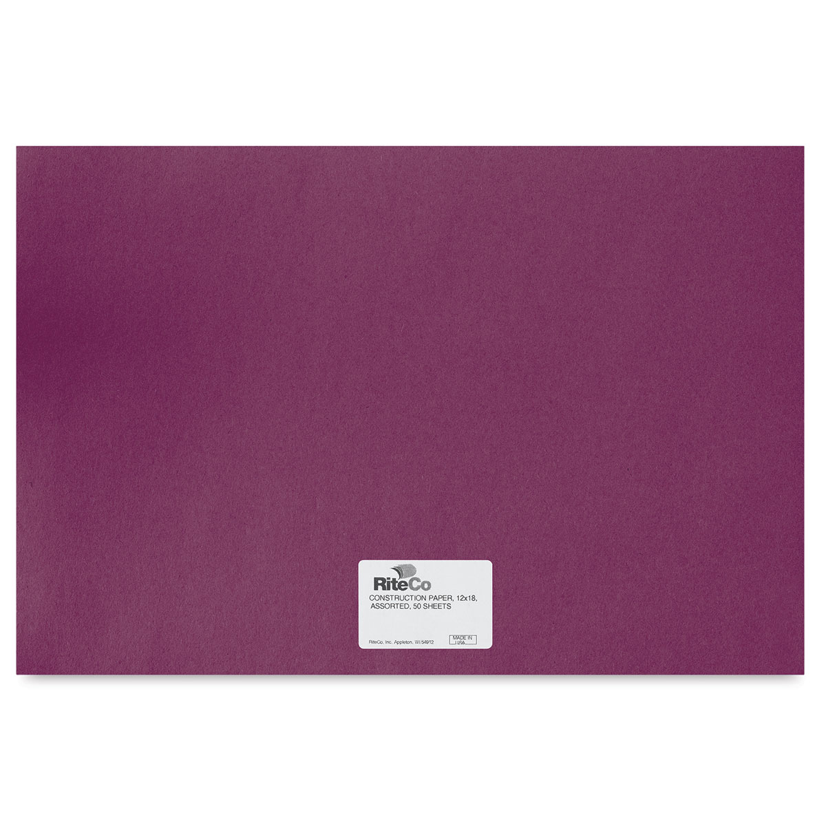 Riteco Construction Paper - Gray, 12 inch x 18 inch, 50 Sheets