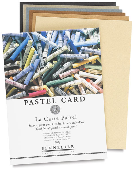 Sennelier La Carte Pastel Pad 12x16 2 Sheets of 6 Colors by Sennelier 