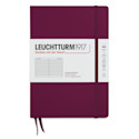 Leuchtturm1917 Ruled Hardbound Notebook - Port Red, 5-3/4" x 8-1/4"
