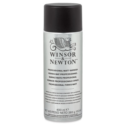 Winsor & Newton Artists' Spray Varnishes - Front of Matt Varnish spray can