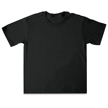Open in modal - First Quality 50/50 T-Shirts, Youth Sizes - Black Medium (10-12)