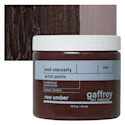 Gaffrey Art Material Standard Body Acrylic Paint - Raw Umber, 473 ml jar