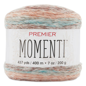 Premier Yarn Momenti Yarn - Desert Vista (side view with label)