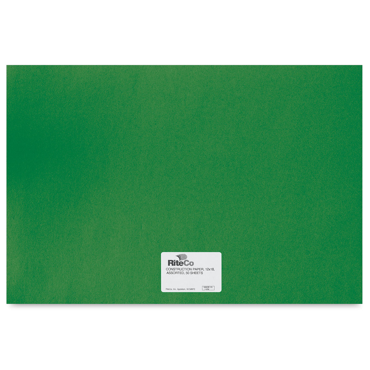 Riteco Construction Paper - Light Green, 9 x 12, 50 Sheets