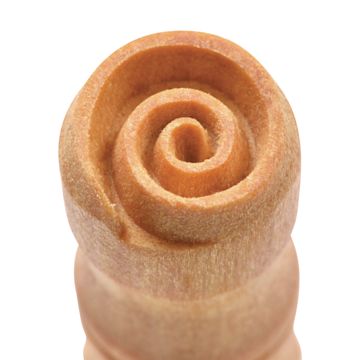 Open in modal - MKM Pottery Tools Round Stamp - SCS-116, Spiral, Small