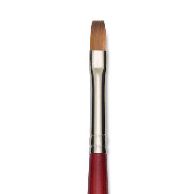 Princeton Synthetic Sable Brush - Bright, Long Handle, Size 6