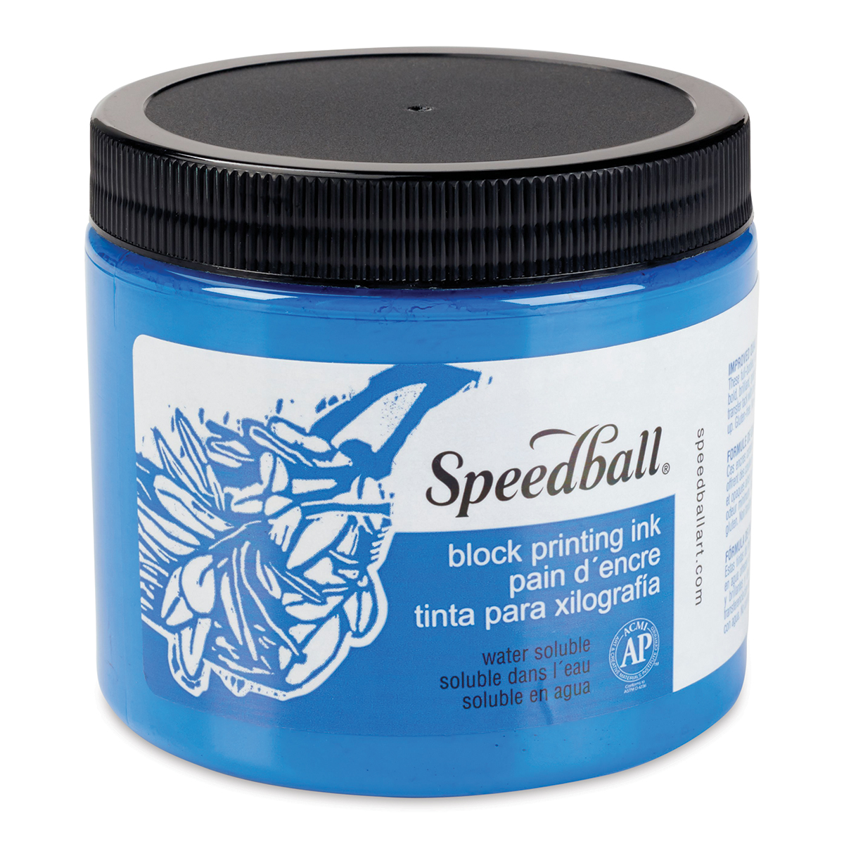 Speedball Water-Soluble Block Printing Ink 2.5oz Blue