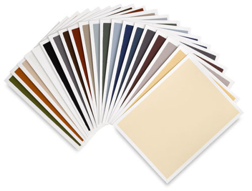 Art Spectrum Pastel Paper - 9'' x 12'', Rainbow Pack, Pkg of 20 Sheets