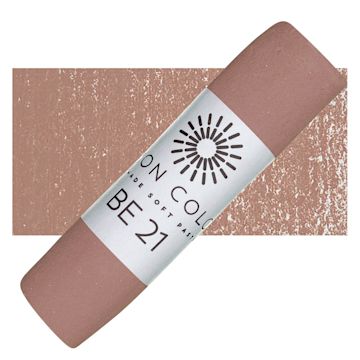 Open in modal - Unison Handmade Pastel - Brown Earth 21 pastel and swatch