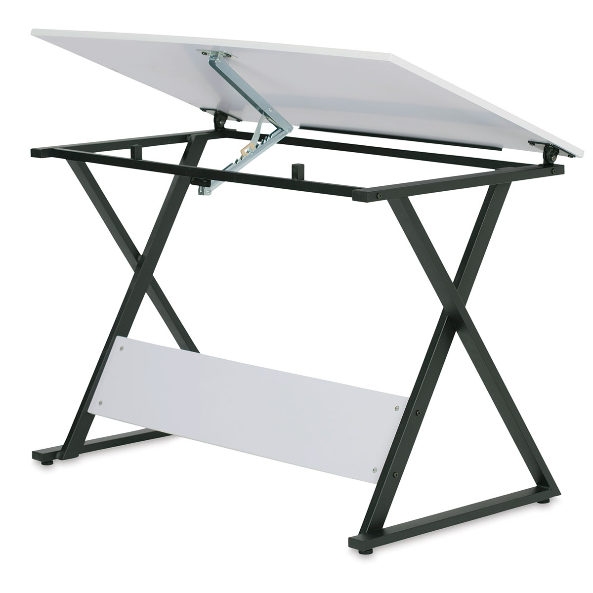 SD STUDIO DESIGNS Axiom II Drawing 42 Wide Adjustable Top Drafting Table,  Graphite Black/Ashwood