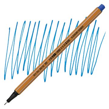 Open in modal - Stabilo Point 88 Fineliner Pen - Ultramarine pen and swatch