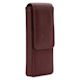 Girologio 3 Leather Pen Case - Antique Brown, side