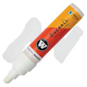 Molotow One4All Acrylic Marker - 4-8 mm Tip, White Glossy, Chisel Tip