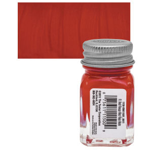 Testors Enamel Paint - Flat Red, 1/4 oz bottle