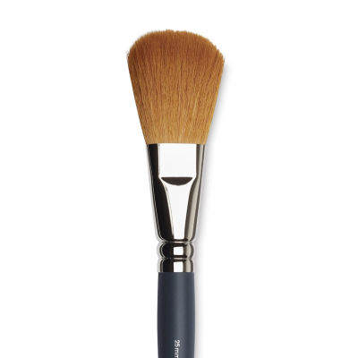 Winsor & Newton Professional Watercolor Synthetic Sable Brush - Mop, 1", Short Handle (close-up)