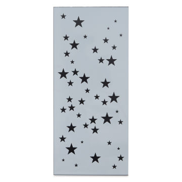 The Crafter's Workshop Slimline Stencils - Star Sparkle, 9" x 4" (Out of package)