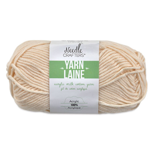 Needle Crafters Milk Cotton Yarn - Ivory, 87 yds