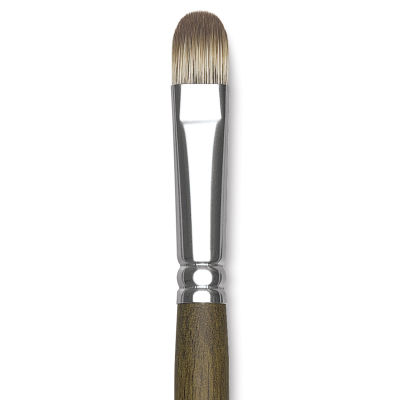 Silver Brush Monza Synthetic Mongoose Artist Brush - Short Filbert, Size 12