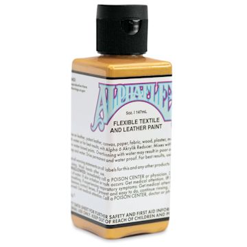 Open in modal - Alpha6 AlphaFlex Textile and Leather Paint - Metallic Gold, 147 ml, Bottle