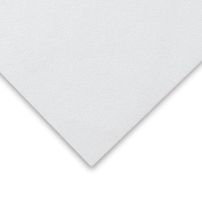 Awagami Silk Pure White Paper - Corner of sheet showing color and texture
