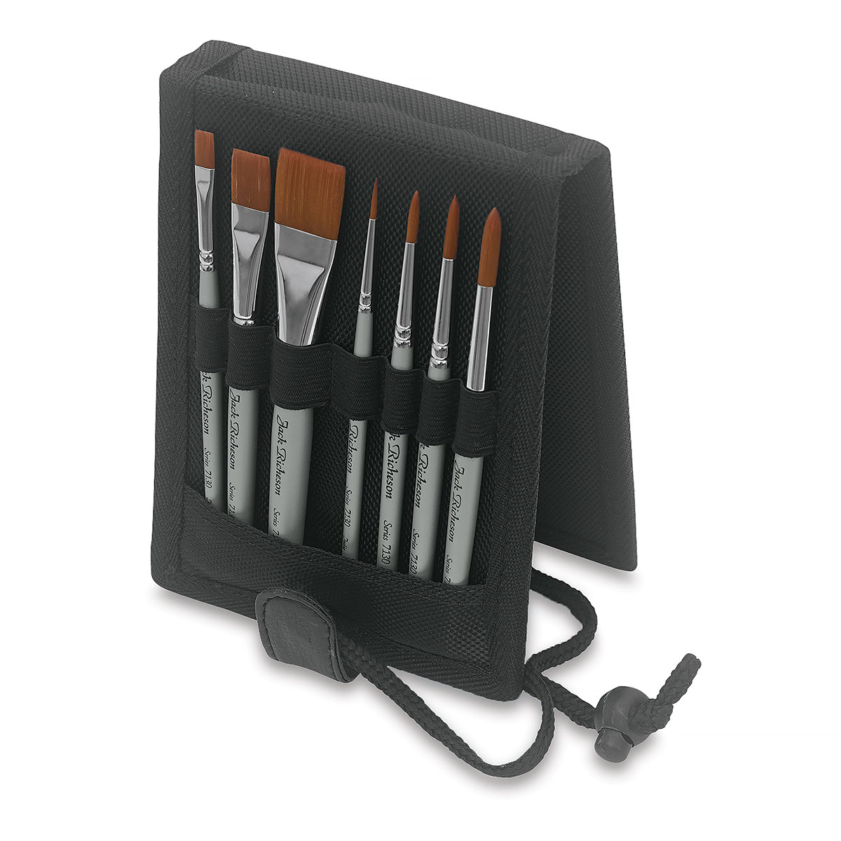 Richeson Grey Matters Brush Set of 6 Synthetic Acrylic Brushes