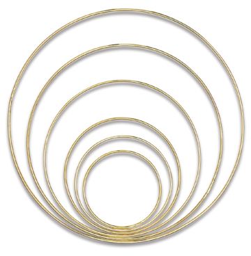 Open in modal - Darice Gold-Tone Welded Macramé Rings