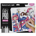 Spectrum Noir Manga Pro Fan Art Markers - Celestial Maidens, Kit of 24