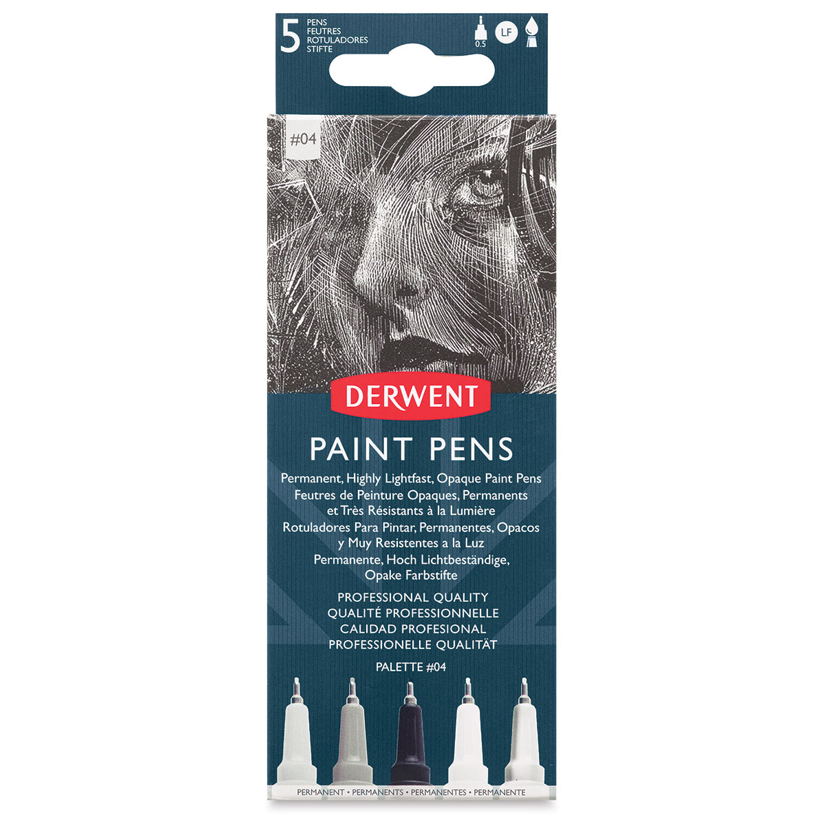 Derwent Graphik Line Painters Set 4, Pkg of 5| Utrecht Art Supplies