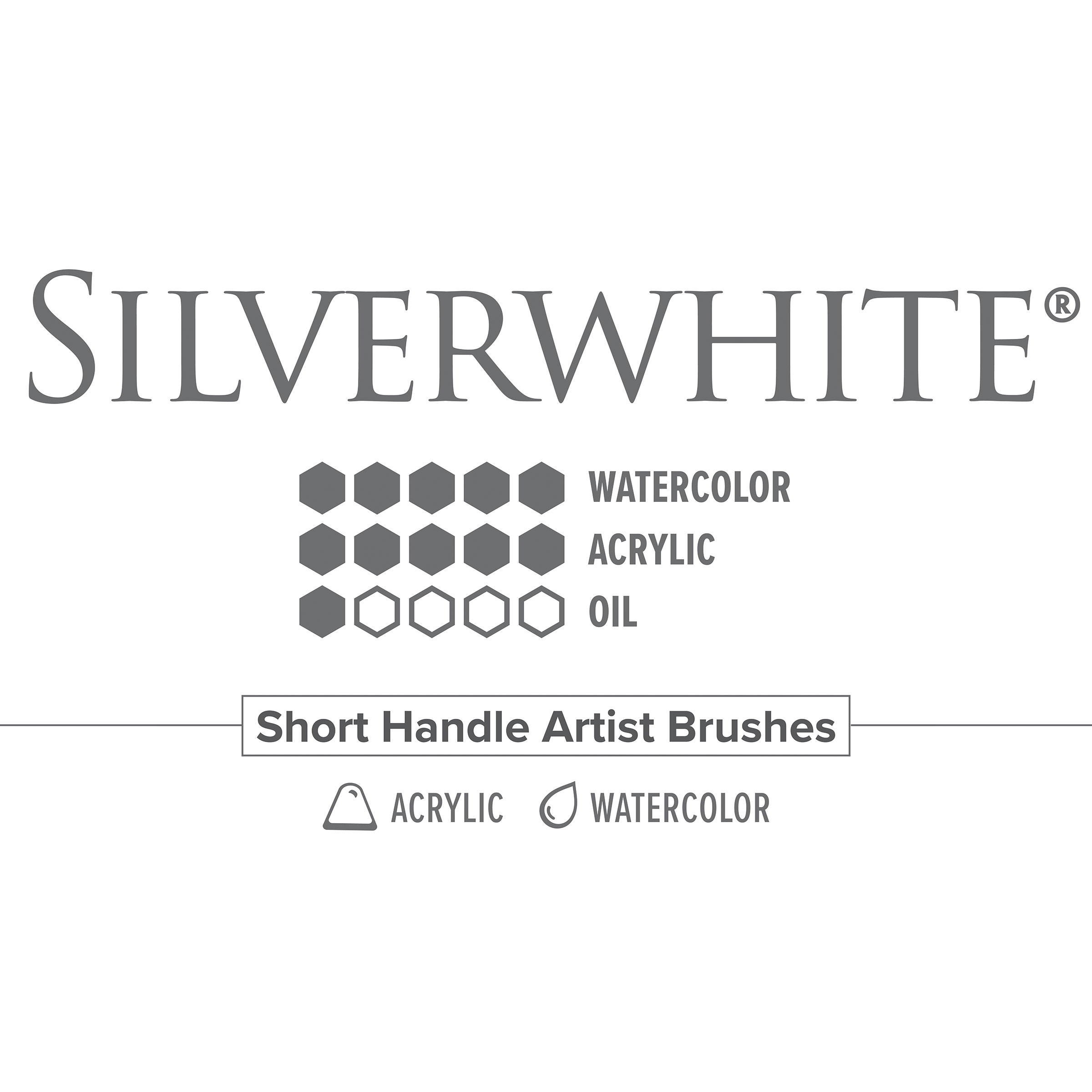 Silver Brush Silverwhite Soft Synthetic Brushes and Sets
