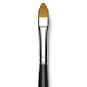 Trekell Synthetic Gold Taklon Brush - Cat's Tongue, Long Handle, Size 10