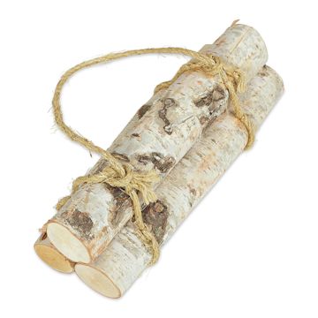 Open in modal - Winter Woods Birch Wood - Set of 3, 12" x 2"