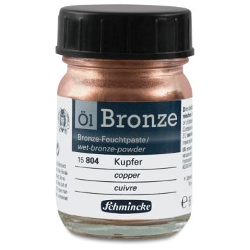 Schmincke Oil Bronzes - 50 ml bottle of Copper Oil Bronze shown
