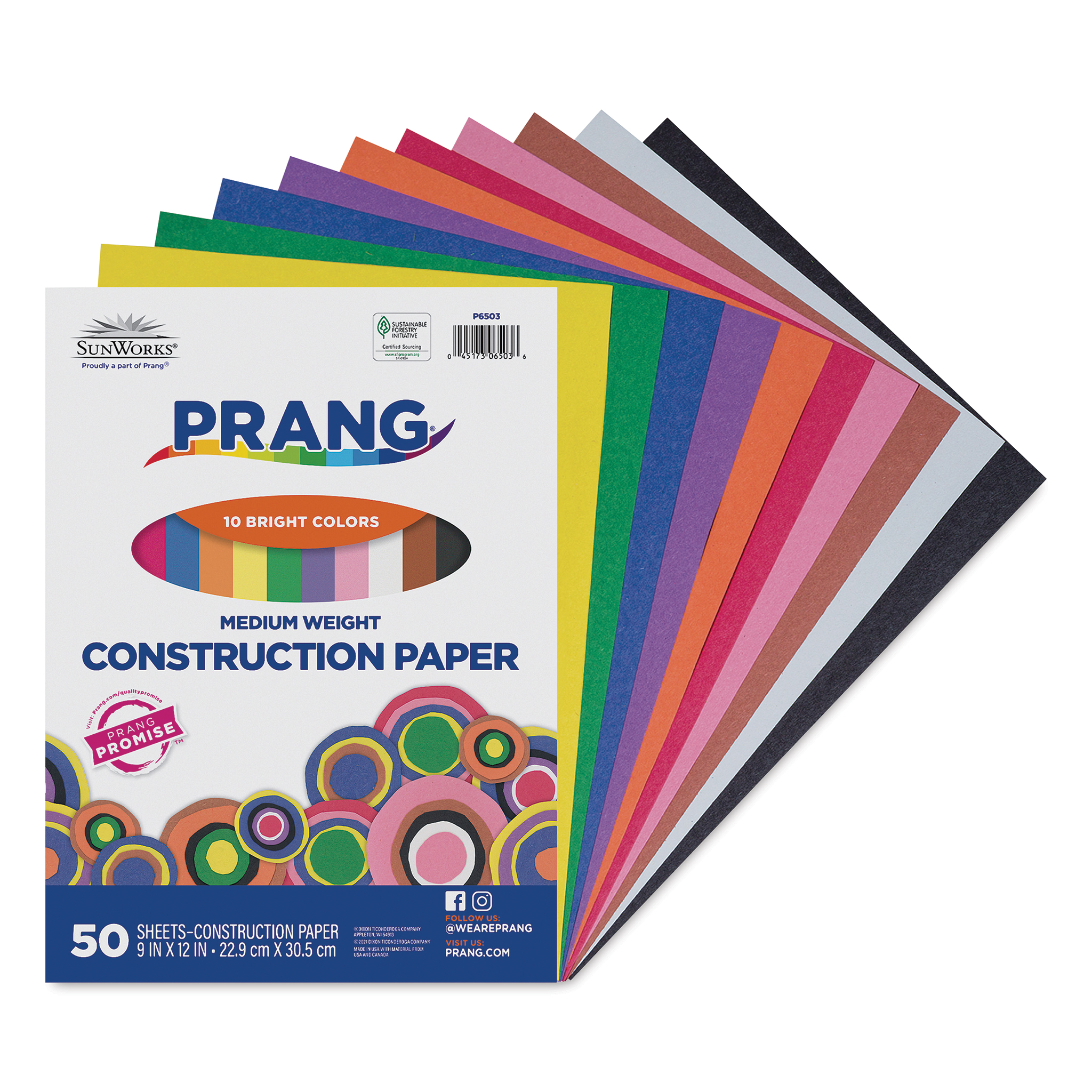 Neon Construction Paper - Classroom Papers - Paper - The Craft Shop, Inc.