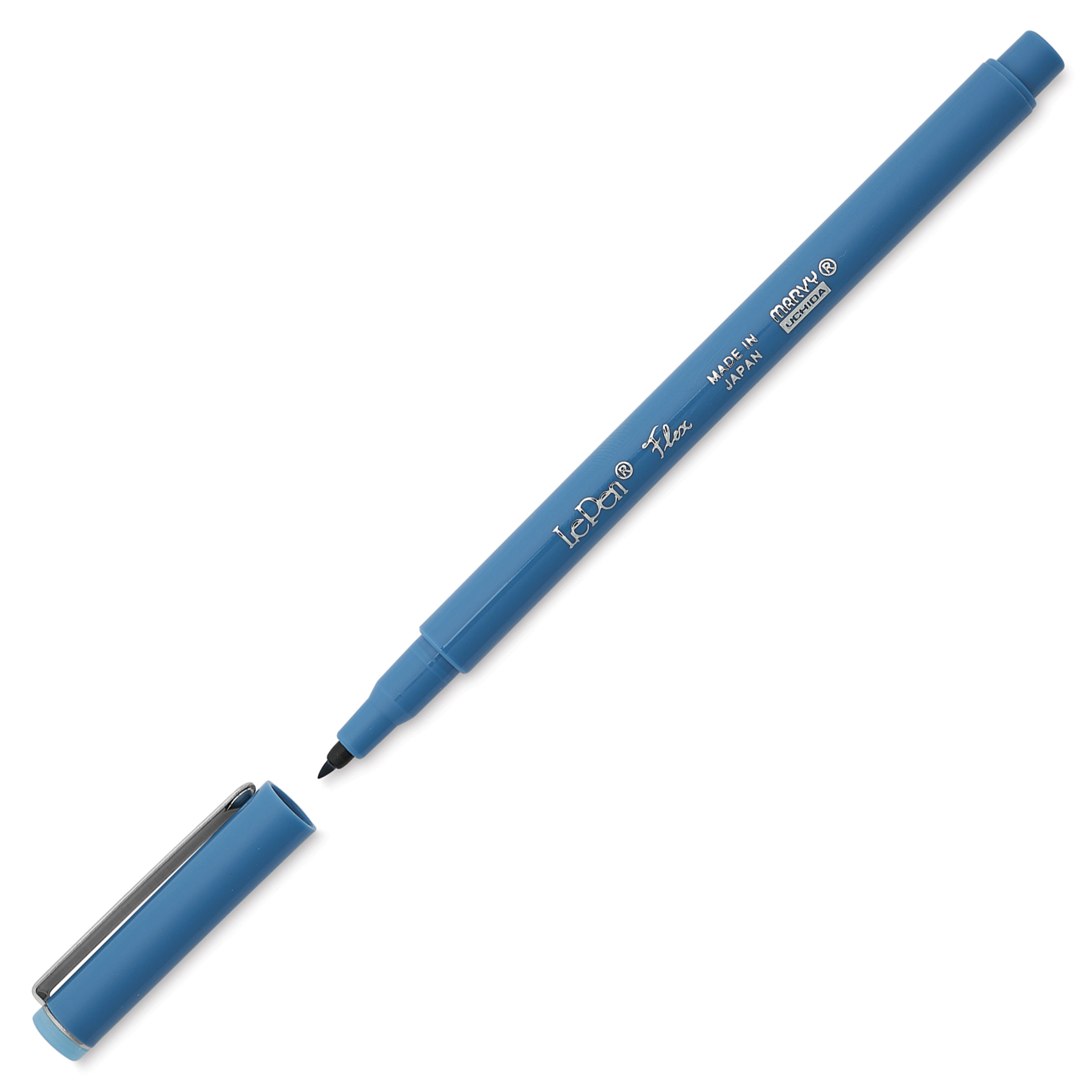 Marvy Uchida LePen Flex Marker - Steel Blue | BLICK Art