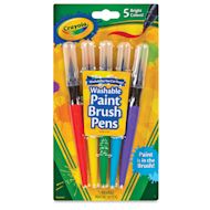 Crayola No Drip Washable Paint Brush Pen Sets