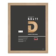 Deha Design Fontana Wood Frame - with Easel Back, Natural Oak, 8-1/2" x 11"