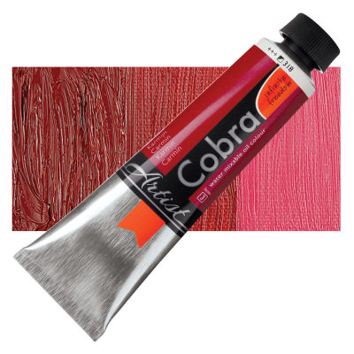 Royal Talens Cobra Water Mixable Oil Color - Carmine, 40 ml tube