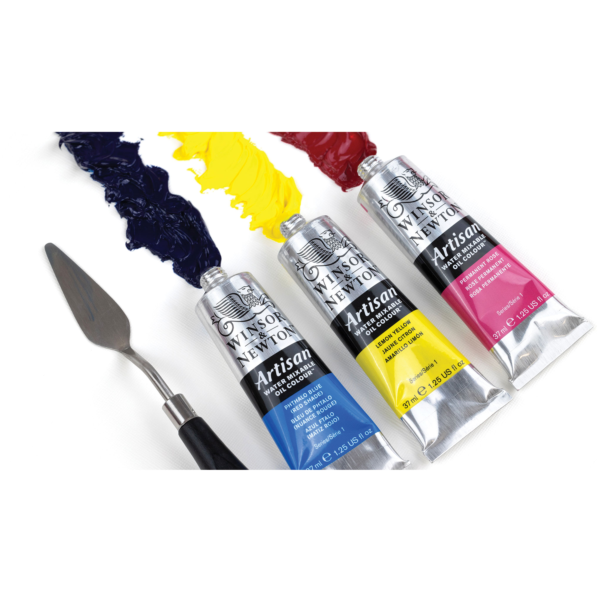 Winsor & Newton Artisan Water Mixable Oil Color Paint, Studio  Set, 1.25-oz (37ml) Tubes, Set of 10