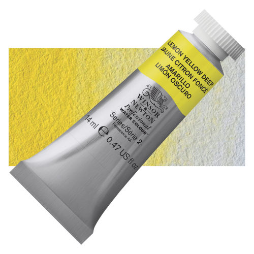 Winsor & Newton Professional Watercolor - Lemon Yellow Deep, 14 ml tube