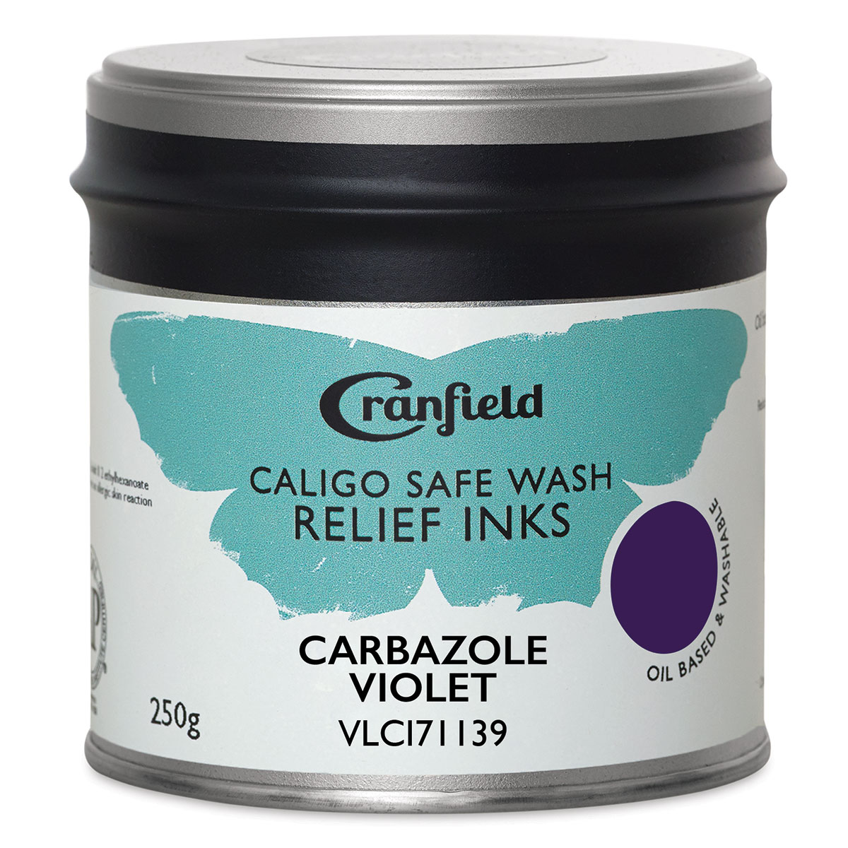 Cranfield Caligo Safe Wash Relief Ink - Carbazole Violet, 250 g