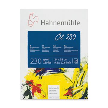 Open in modal - Hahnemühle Oil and Acrylic Paper Pad - 9 1/2" x 12 1/2", 110 lb (230 gsm), 10 Sheets