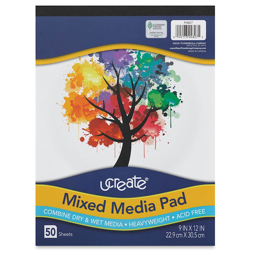 Pacon Ucreate Mixed Media Pad 9" x 12" BLICK Art Materials