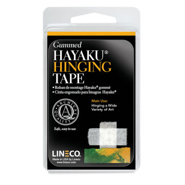 Lineco Gummed Japanese Hinging Tape - 1" x 12 ft, Roll (In package)