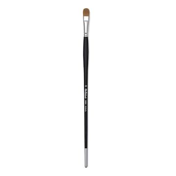 Open in modal - Old Holland Kolinsky Sable Brush - Filbert, Long Handle, Size 12