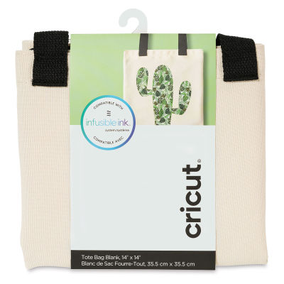 Cricut Tote Bag Blank - Front of Medium package with label