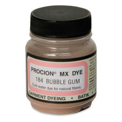 Jacquard Procion MX Fiber Reactive Cold Water Dye - Bubble Gum, 2/3 oz jar