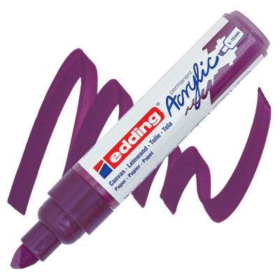 Edding Acrylic Paint Marker - Berry 910, Broad
