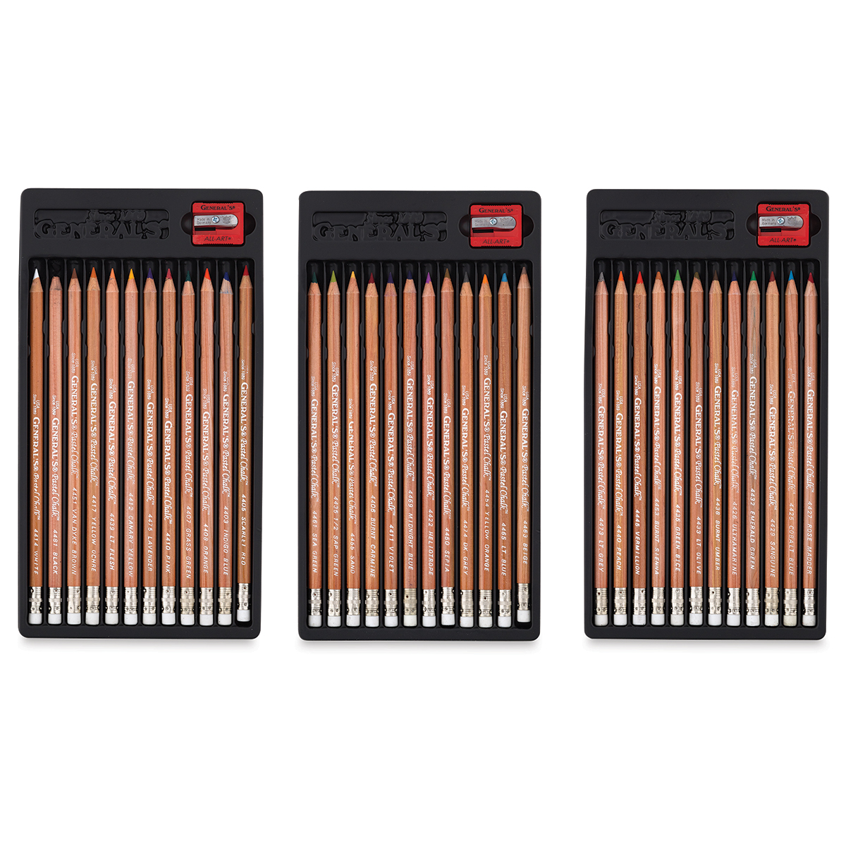 General's Multipastel (r) Chalk Pencils 36/pkg-assorted Colors : Target