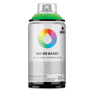 MTN Water Based Spray Paint - Fluorescent Green, 300 ml Can