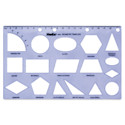 Helix Geometry Shapes Template - 5.24" x 10.25"